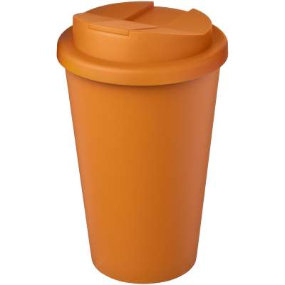 Tazza Americano® Eco da 350 ml in materiale riciclato e con coperchio ermetico - cod. P210425