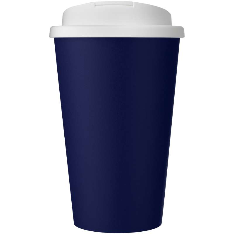 Bicchiere da 350 ml in materiale riciclato e con coperchio ermetico - cod. P210425