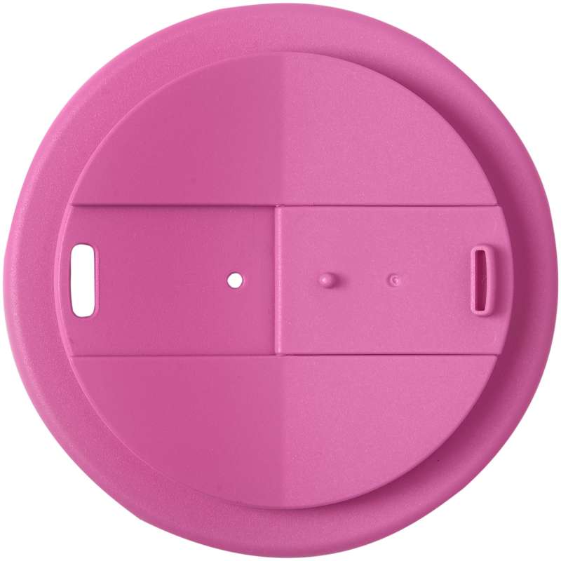 Bicchiere da 350 ml in materiale riciclato e con coperchio ermetico - cod. P210425