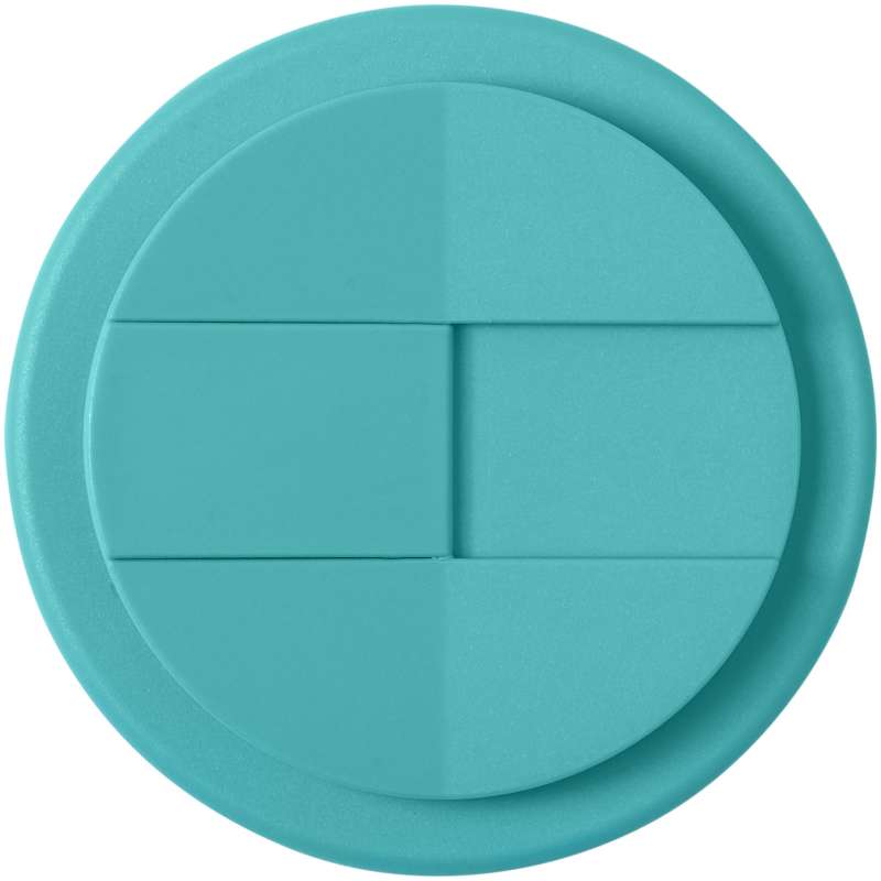 Bicchiere da 350 ml in materiale riciclato e con coperchio ermetico - cod. P210425