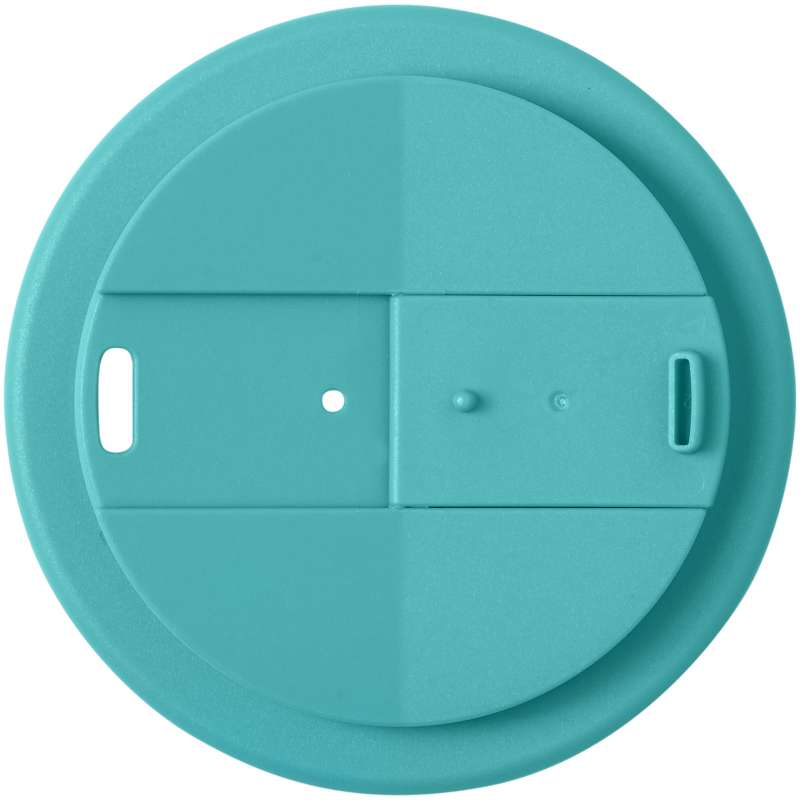 Bicchiere da 350 ml in materiale riciclato e con coperchio ermetico - cod. P210425