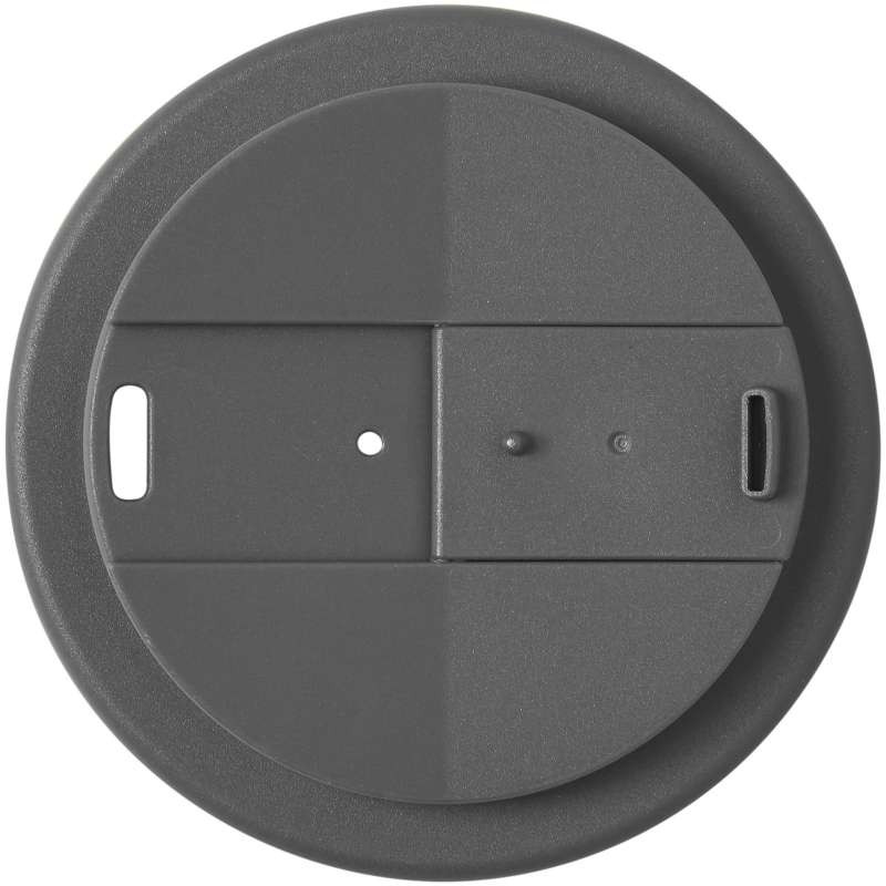 Bicchiere da 350 ml in materiale riciclato e con coperchio ermetico - cod. P210425