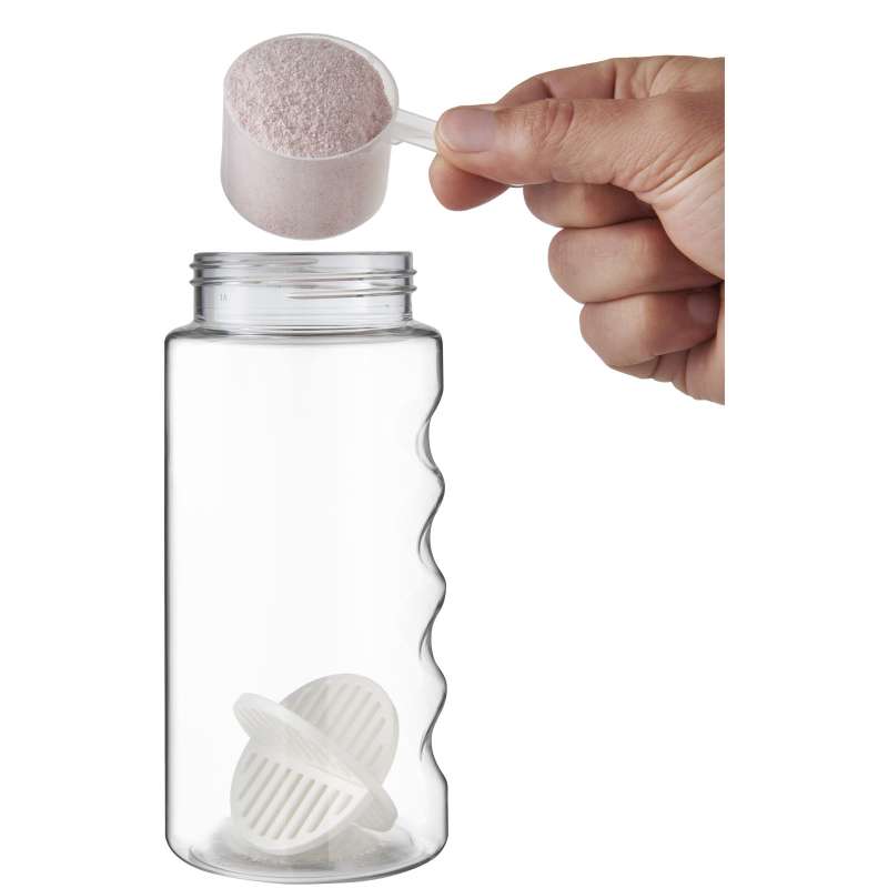 Bottiglia con shaker personalizzabile da 500 ml - cod. P210704