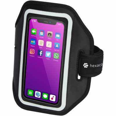 Bracciale Haile per smartphone riflettente con cover trasparente - cod. P125000