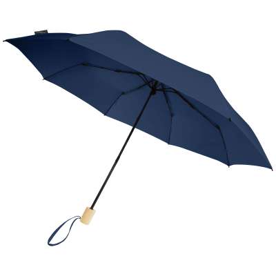Ombrello pieghevole in PET riciclato antivento da 21" Birgit - cod. P109145