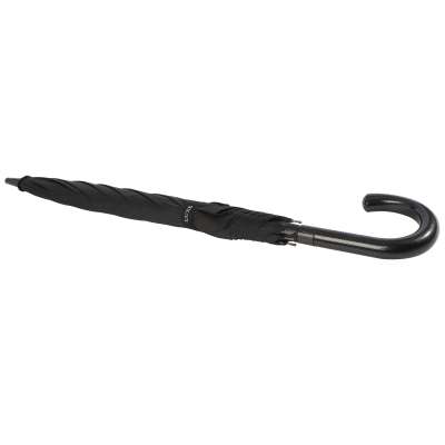 Ombrello da 23" con apertura automatica, finitura carbon look e impugnatura arcuata Fontana - cod. P109413