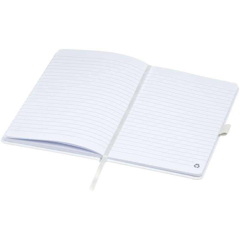 Blocco note A5 in carta riciclata con logo personalizzato - cod. P107763