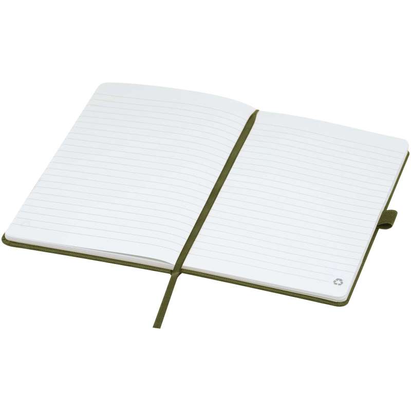 Blocco note A5 in carta riciclata con logo personalizzato - cod. P107763