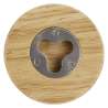 Sottobicchiere in legno con apribottiglie da personalizzare - cod. P113201