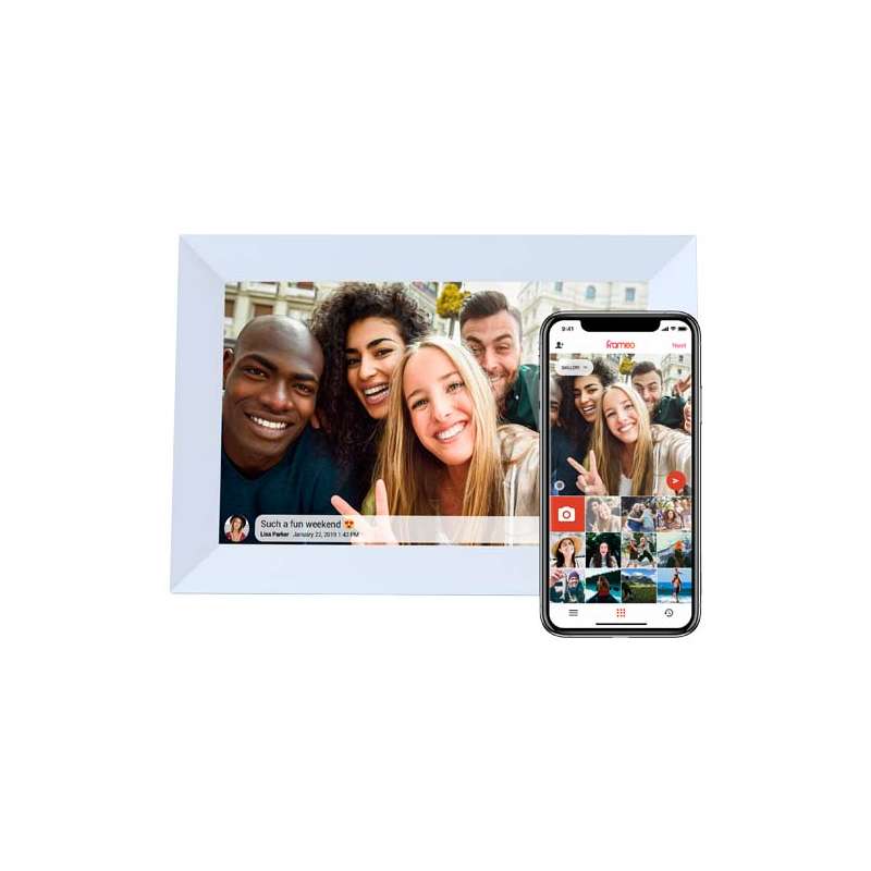 Cornice per foto digitali Wi-Fi da 10" Prixton Prado Frameo - cod. P2PA130