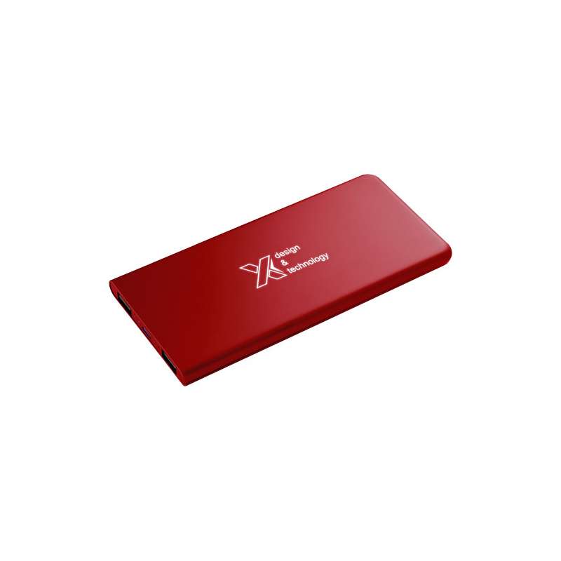 Caricabatterie da viaggio con logo stampato da 5000 mAh - cod. P2PX016