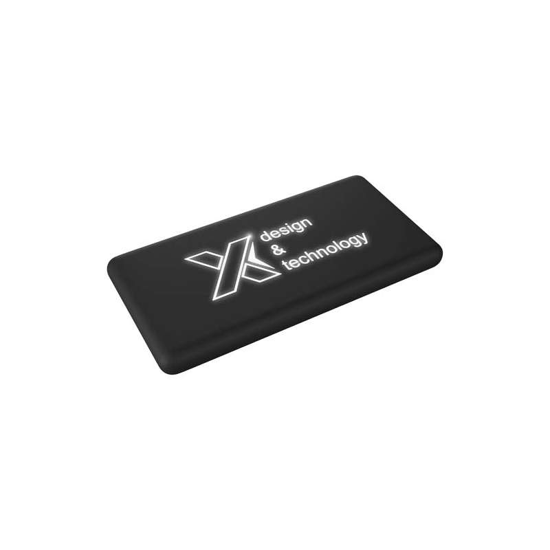 Caricabatterie da viaggio solare con scritte stampate da 8.000 mAh - cod. P2PX021