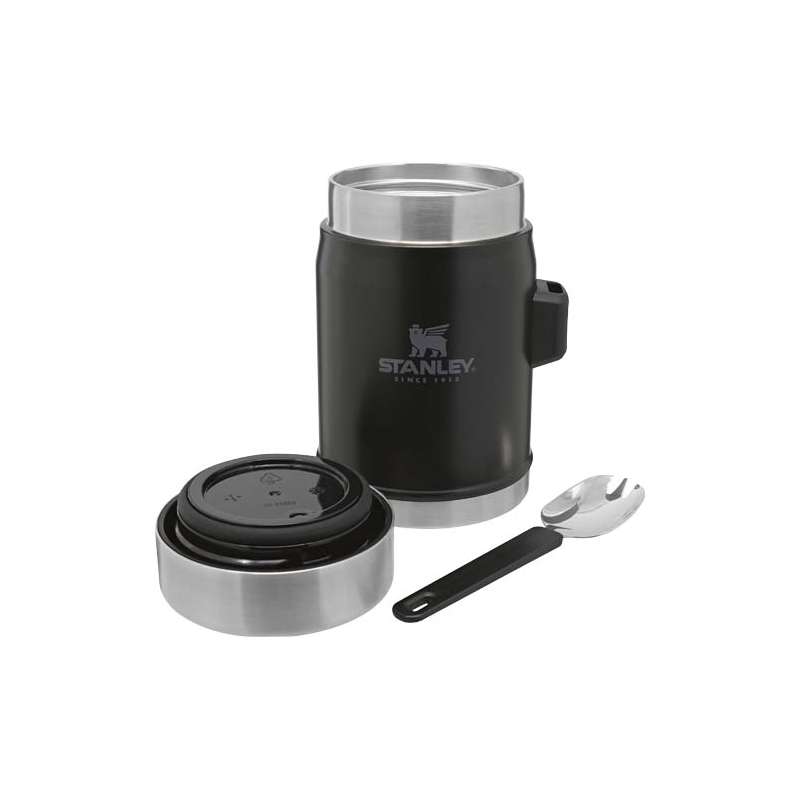 Contenitore per alimenti con forchetta e cucchiaio da 400 ml - cod. P100881