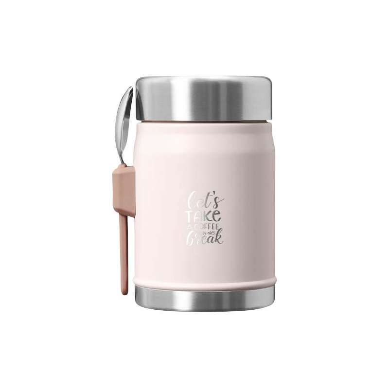 Contenitore per alimenti con forchetta e cucchiaio da 400 ml - cod. P100881