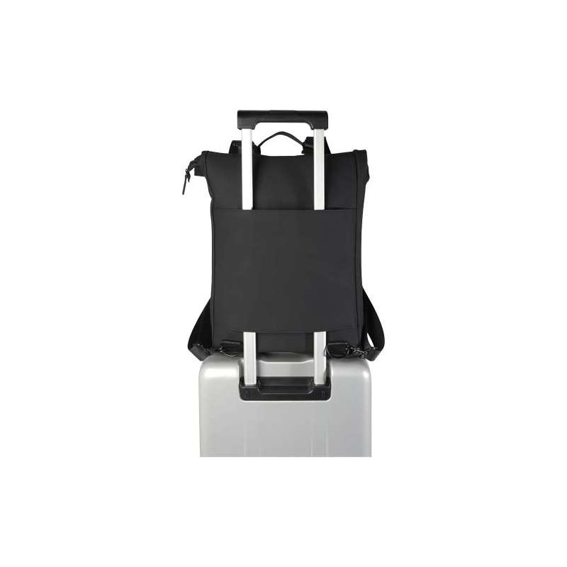 Zaino roll-top per portatile da 15,6" riciclato certificato GRS da 12 litri Turner - cod. P120750