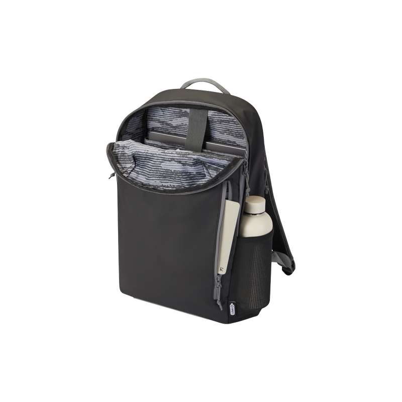 Zaino impermeabile per portatile da 15" in materiale riciclato certificato GRS Aqua - 21 L - cod. P130043