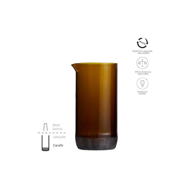 Caraffa per acqua da stampare da 430 ml. - cod. P113407