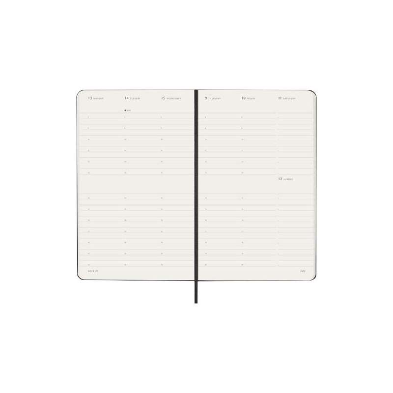 Agenda verticale Moleskine da personalizzare con copertina rigida - cod. P107937