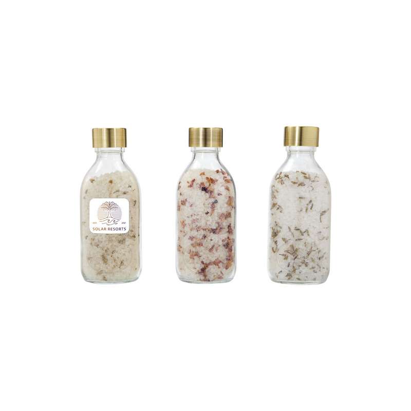 Set regalo di sali da bagno 3 pezzi da 200 ml Wellmark Just Relax - cod. P126306