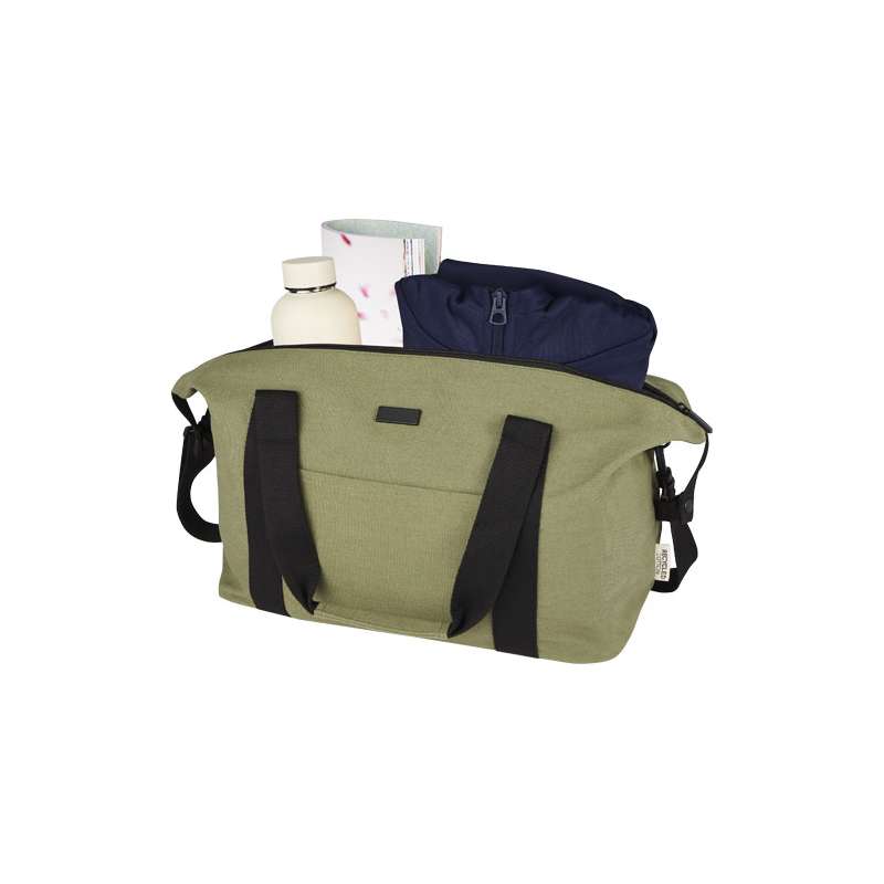 Borsone sportivo in canvas riciclato certificato GRS Joey - 25L - cod. P120681