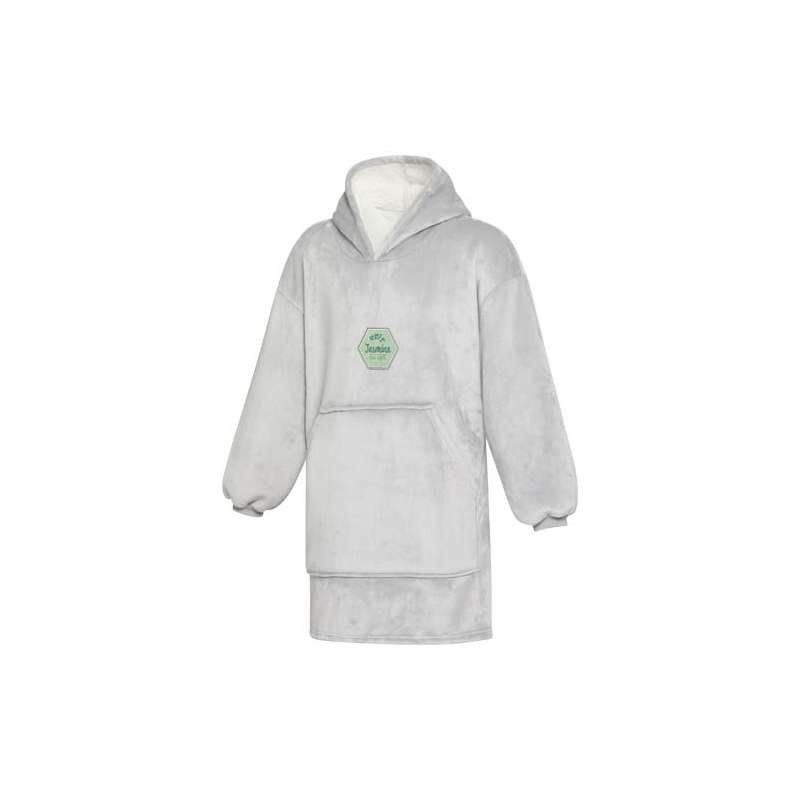 Vestaglia con cappuccio in tessuto certificato GRS Denali - cod. P113328