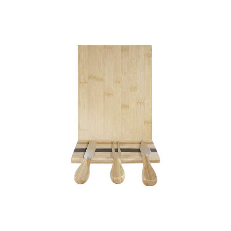 Tagliere con utensili magnetici per formaggio - cod. P113302