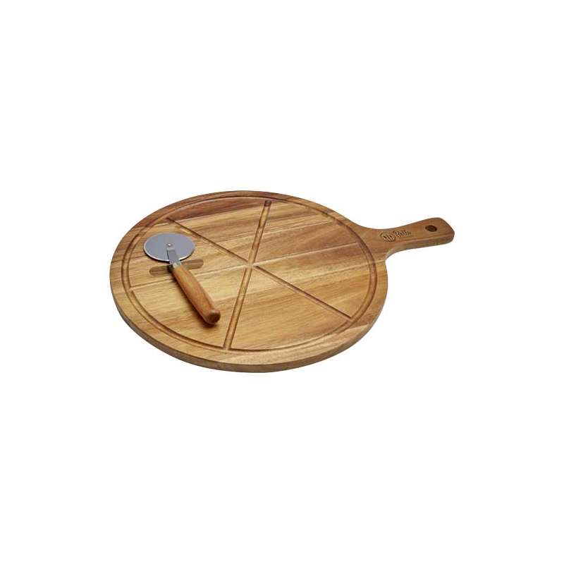 Tagliere per pizza con tagliapizza - cod. P113388