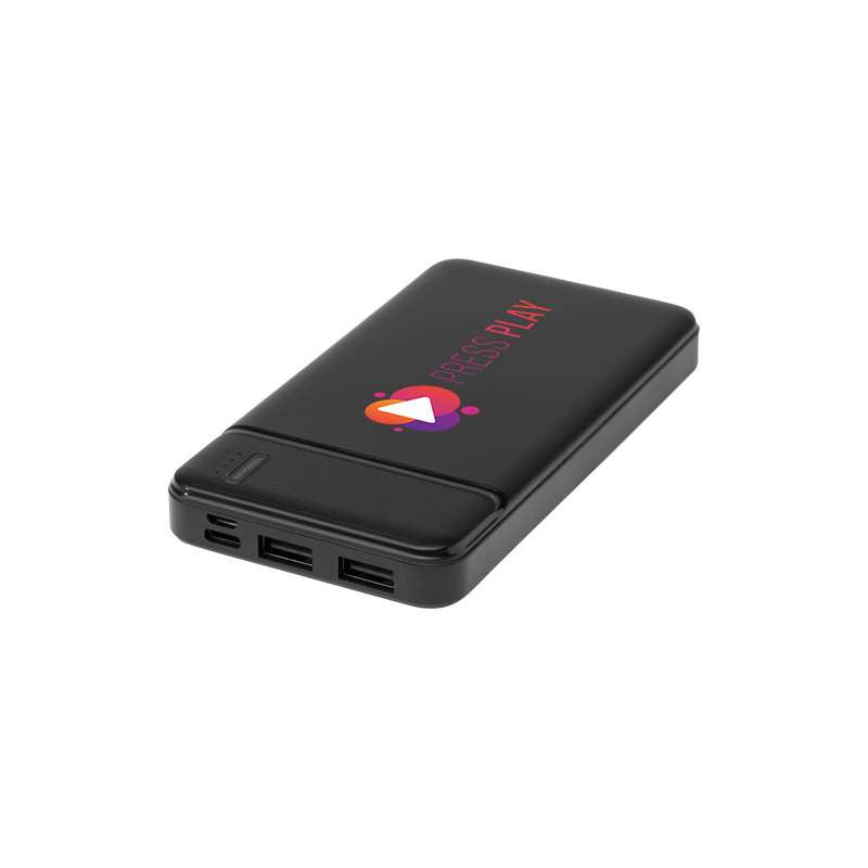 Caricabatterie da viaggio con logo e scritte da 10.000 mAh - cod. P124321