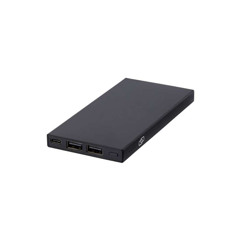 Caricabatterie da viaggio con scritte da 5000 mAh - cod. P124349