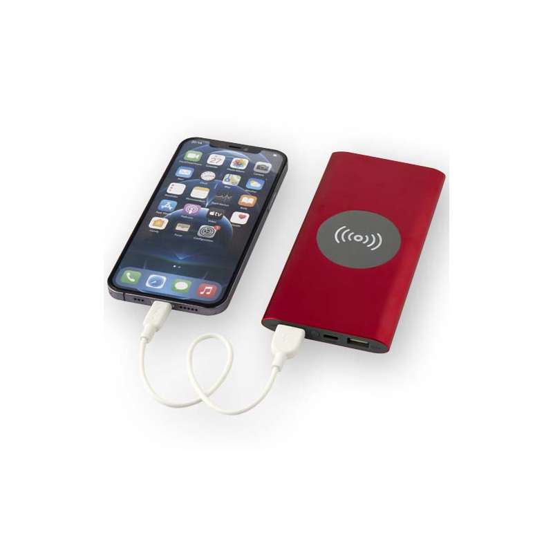 Power bank wireless promozionale da 8000 mAh - cod. P124385