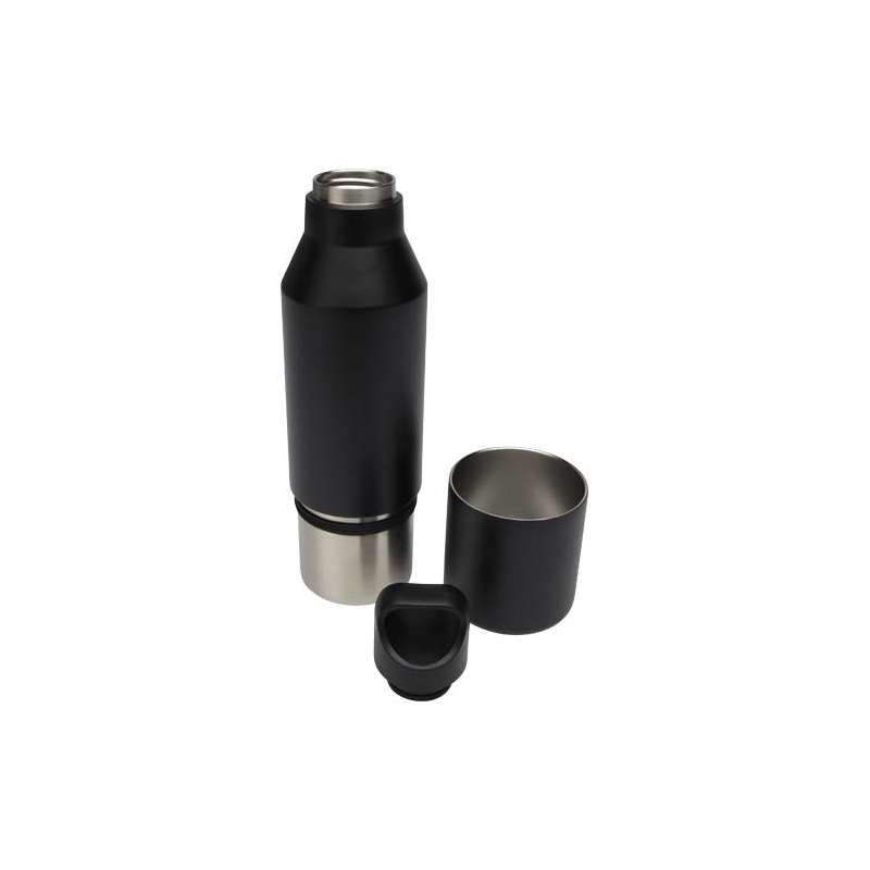 Borraccia termica da 600 ml in acciaio inox riciclato - cod. P100840