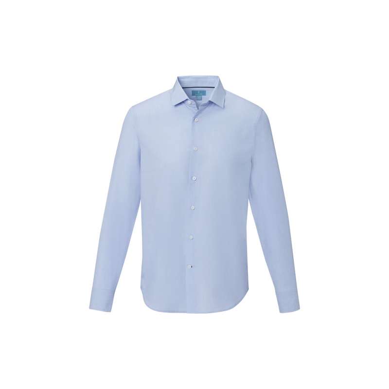 Camicia con logo promozionale a maniche lunghe da uomo - cod. P37524