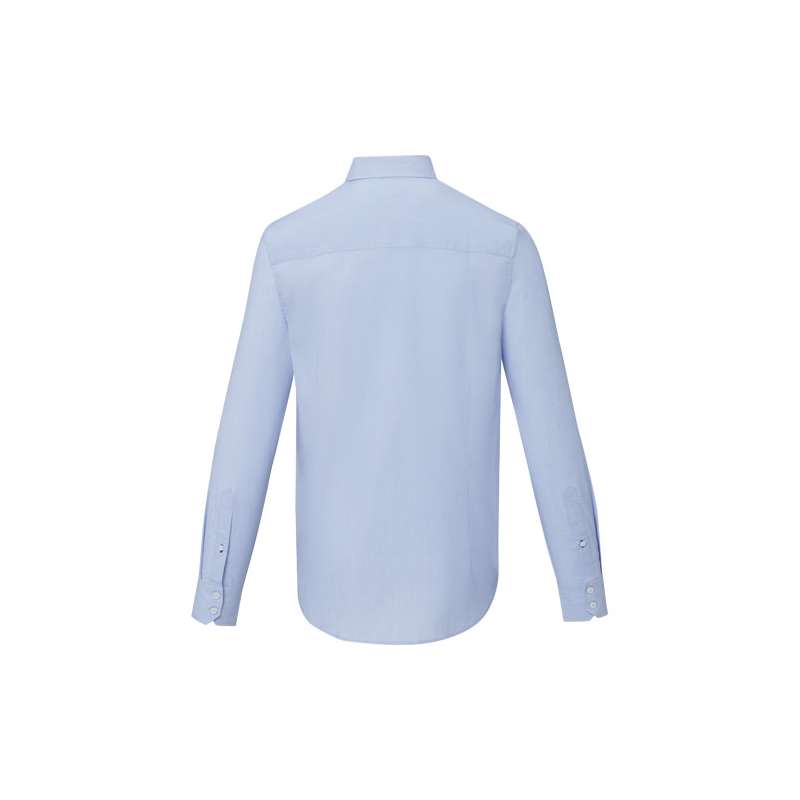 Camicia con logo promozionale a maniche lunghe da uomo - cod. P37524