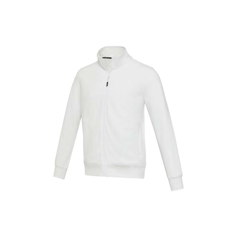 Felpe unisex in tessuto riciclato a cerniera intera - cod. P37540