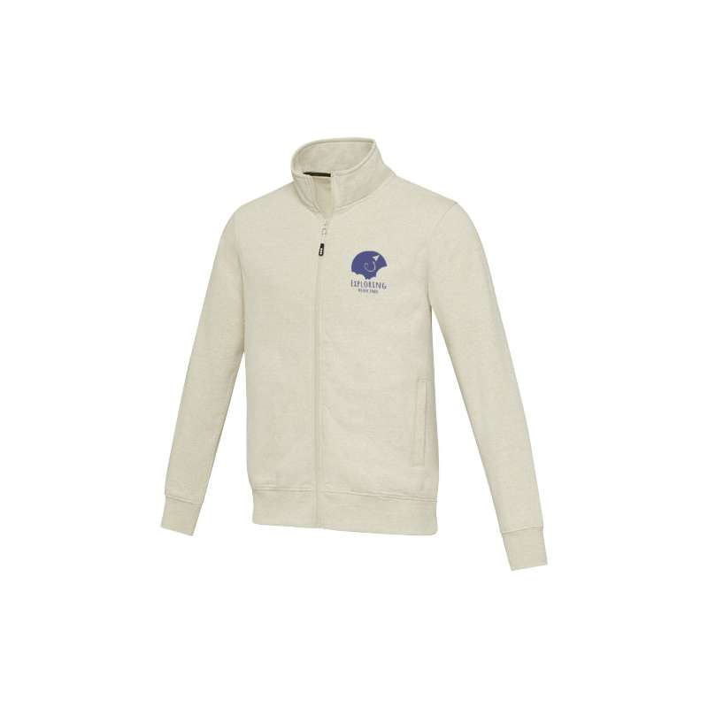 Felpe unisex in tessuto riciclato a cerniera intera - cod. P37540