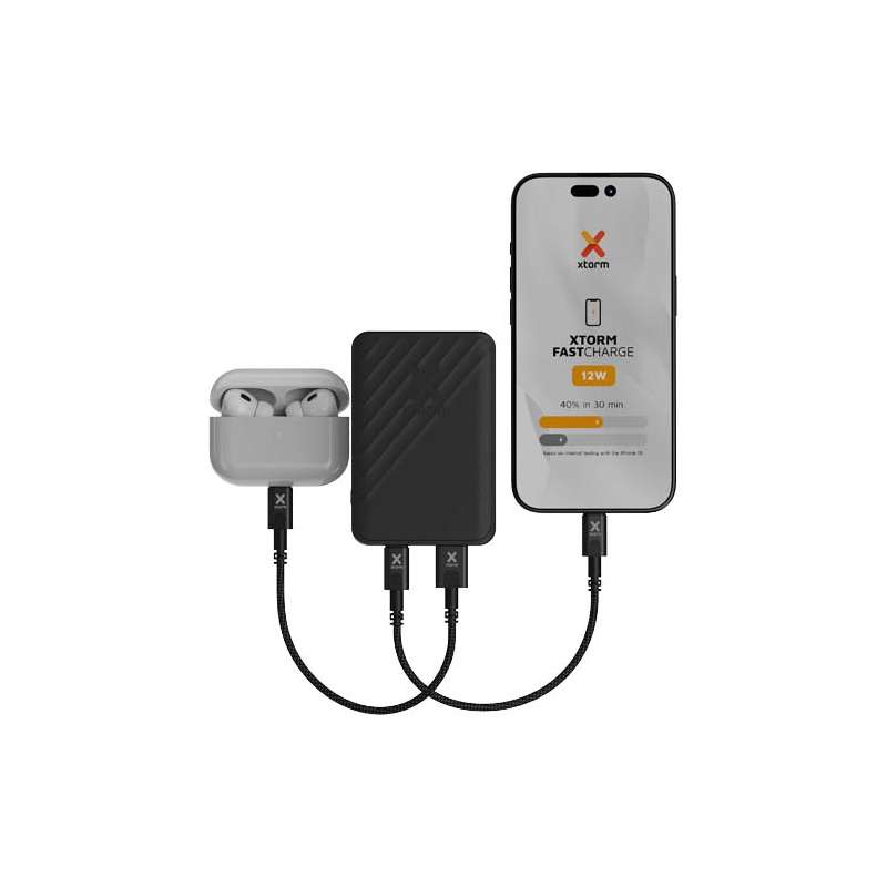 Power bank da 5.000 mAh con logo - cod. P124409