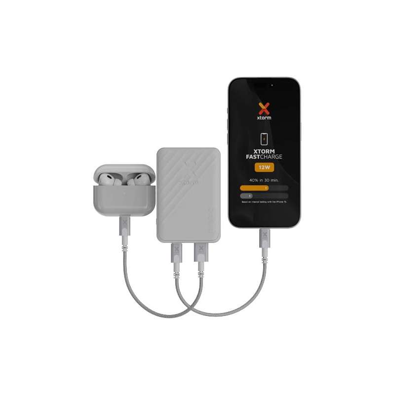 Power bank da 5.000 mAh con logo - cod. P124409