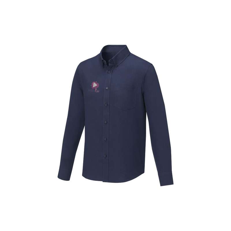 Camicie aziendali personalizzate con scritte da uomo a maniche lunghe - cod. P38178