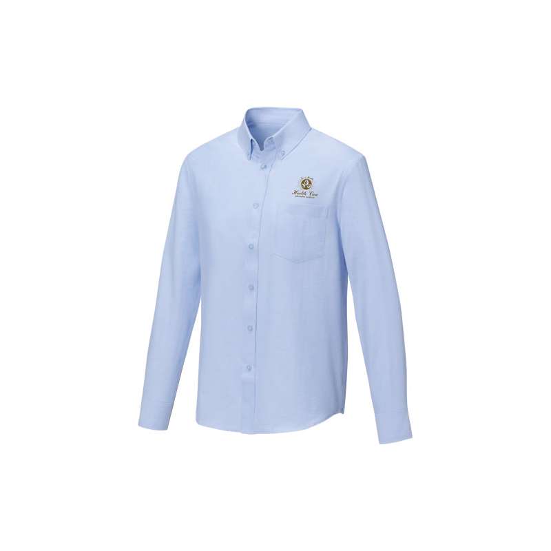 Camicie aziendali personalizzate con scritte da uomo a maniche lunghe - cod. P38178