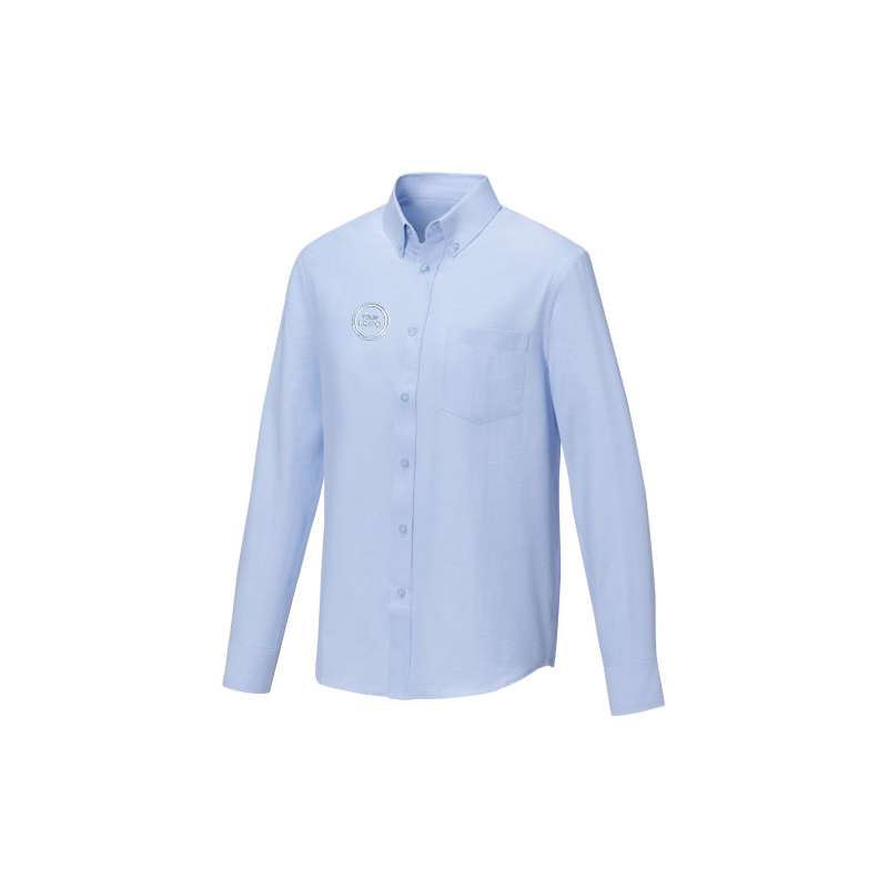 Camicie aziendali personalizzate con scritte da uomo a maniche lunghe - cod. P38178