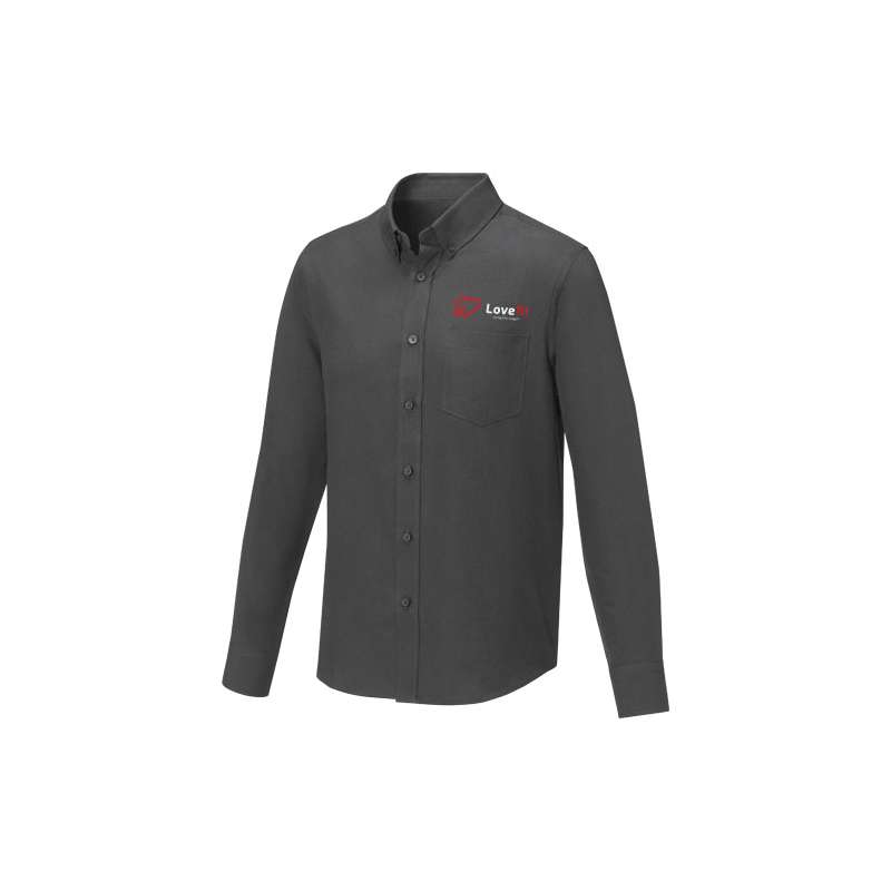 Camicie aziendali personalizzate con scritte da uomo a maniche lunghe - cod. P38178