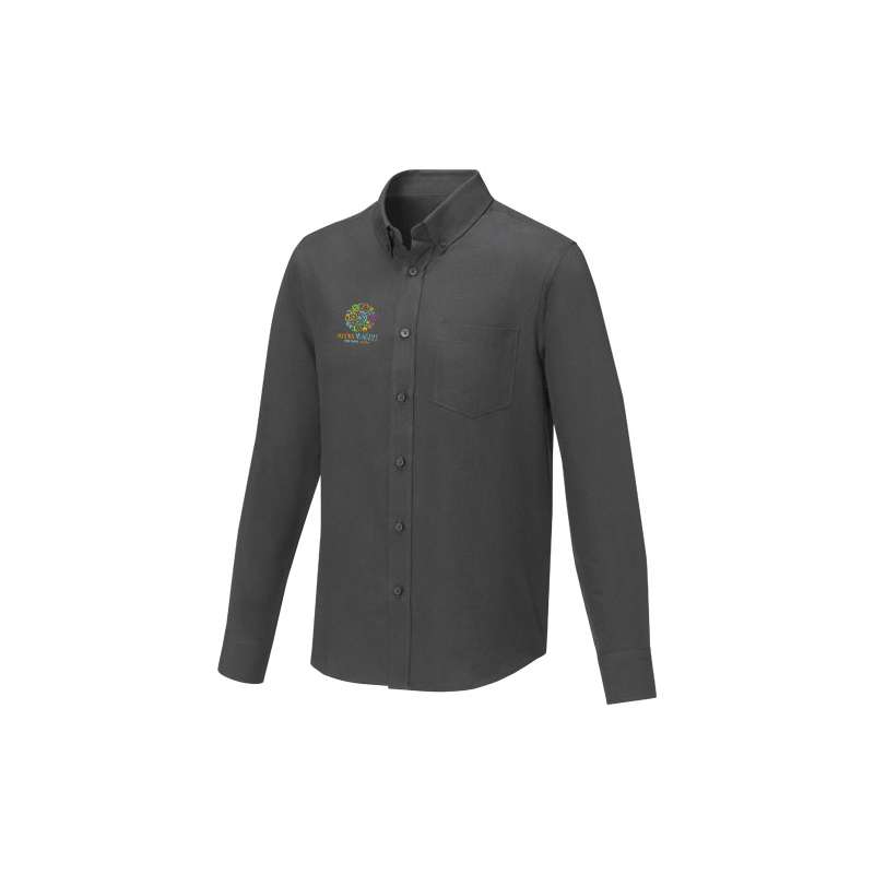 Camicie aziendali personalizzate con scritte da uomo a maniche lunghe - cod. P38178