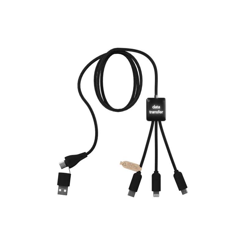 Cavo di ricarica 5 in 1 personalizzabile - cod. P2PX085