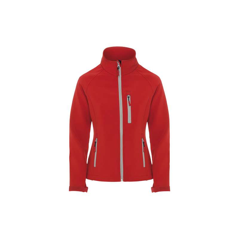 Giacca softshell da donna con scritte serigrafate - cod. PR6433