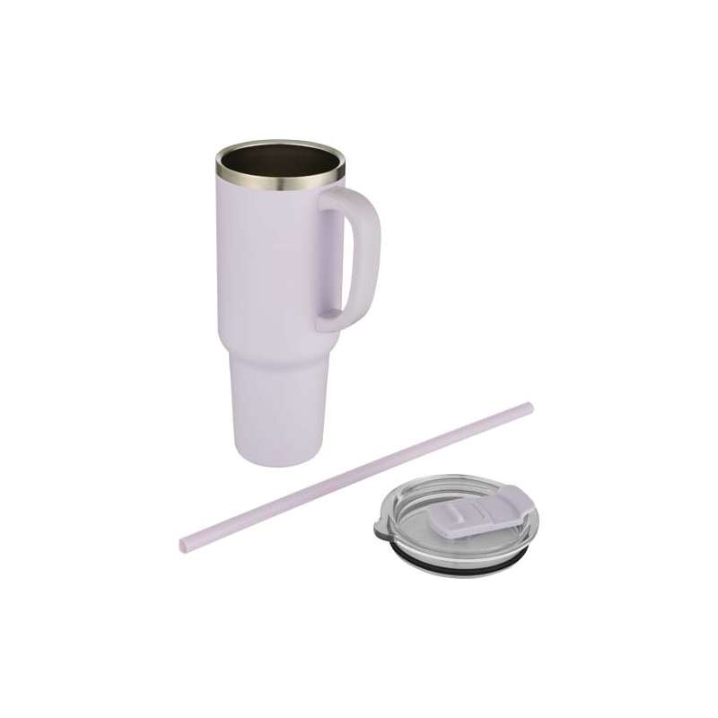 Tazza con isolamento sottovuoto con cannuccia da 1200 ml - cod. P100802