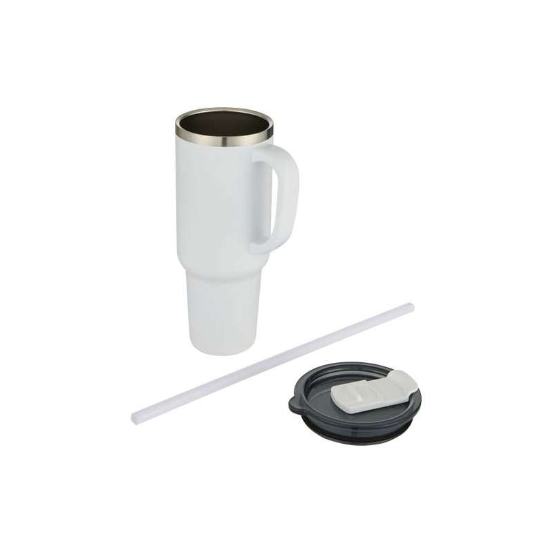 Tazza con isolamento sottovuoto con cannuccia da 1200 ml - cod. P100802