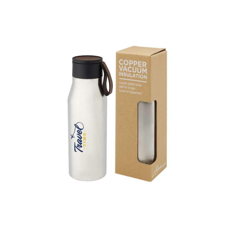 Borraccia in acciaio da 500 ml da serigrafare con logo - cod. P100668