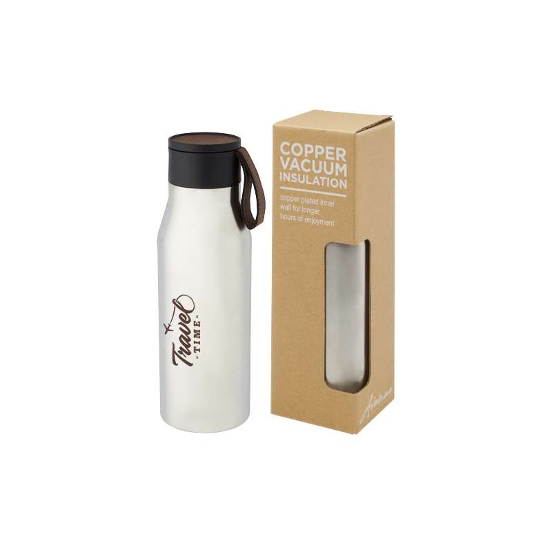 Borraccia in acciaio da 500 ml da serigrafare con logo - cod. P100668