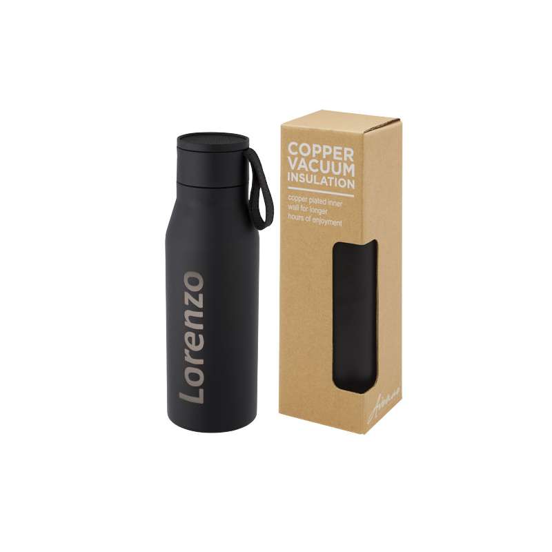 Borraccia in acciaio da 500 ml da serigrafare con logo - cod. P100668