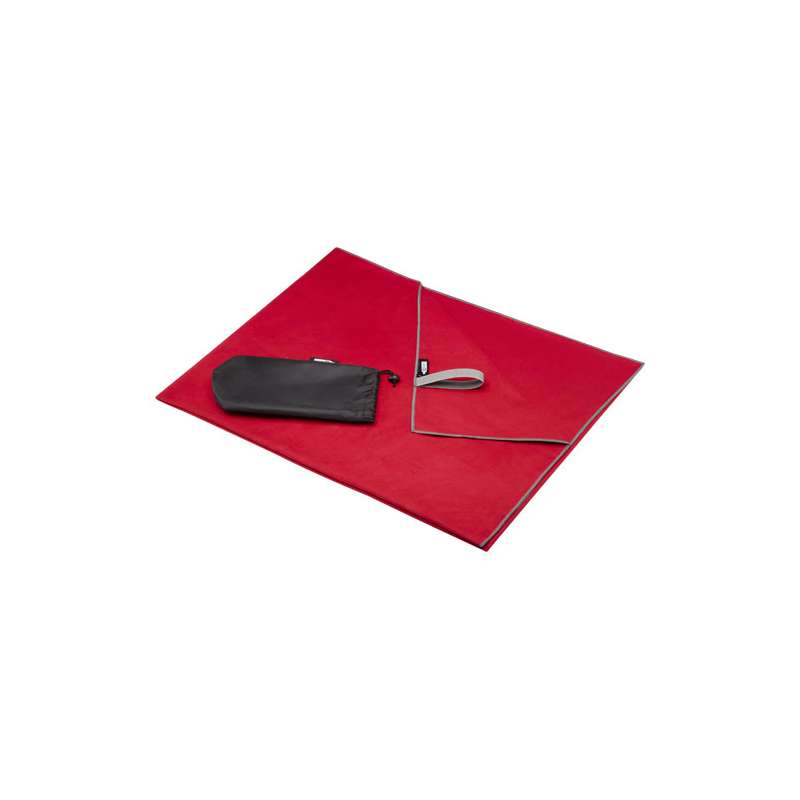 Asciugamano ultraleggero 100 x 180 cm stampato con scritta - cod. P113324